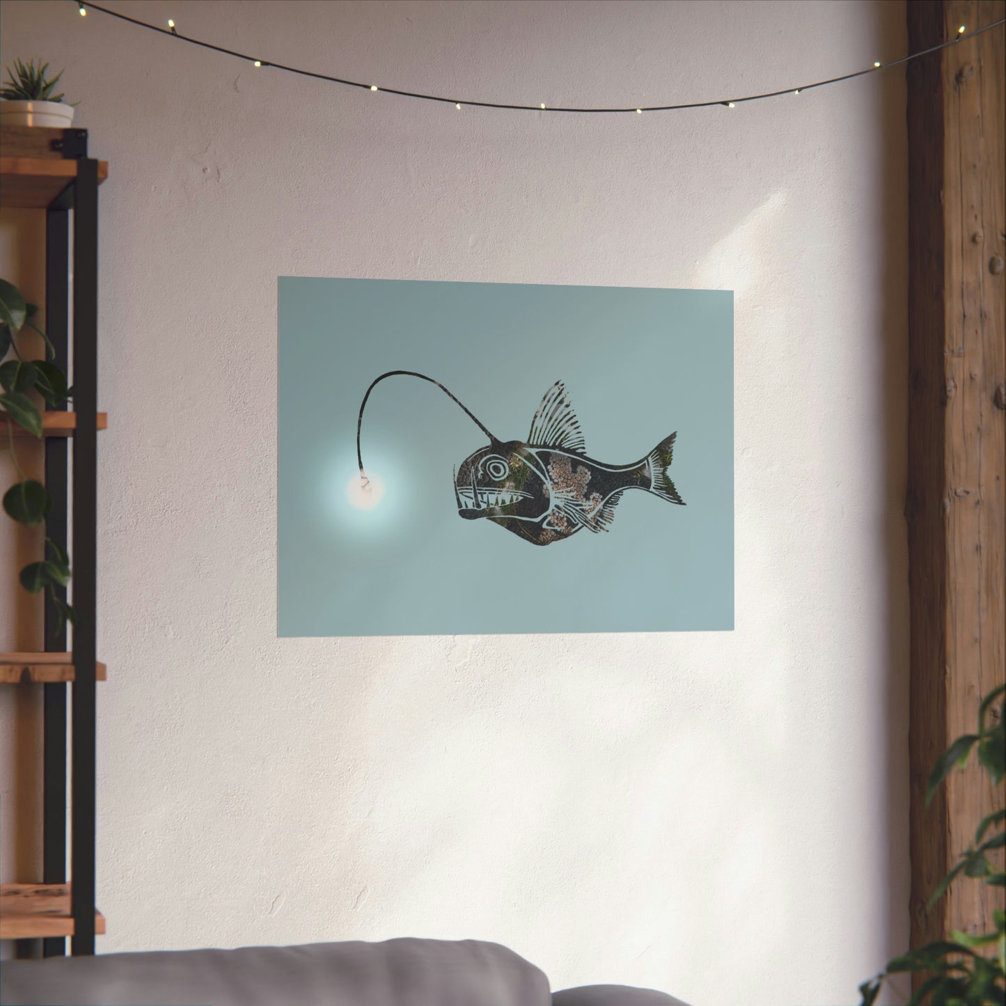 Lantern Fish Mosaic