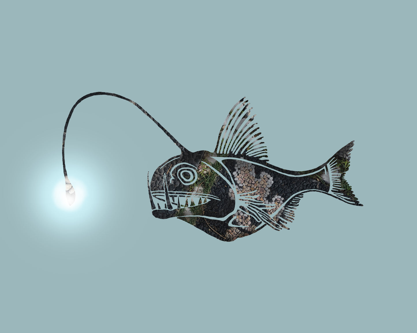 Lantern Fish Mosaic
